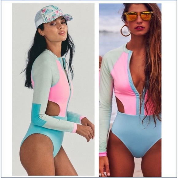 LSF X HURLEY - MAX COLORBLOCK LONG SLEEVE ZIP CUT OUT - Picture 2 of 13